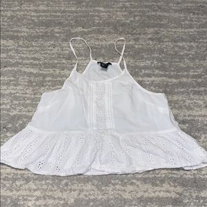 White flowy tank H&M